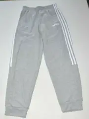 Adidas Climalite Track Pants Jogging Running Men’s Small Striped Gray White NWT