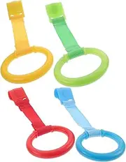 Beatifufu 3sets Gym Rings Pull Ring for Play Pen Rings Walking Assistant Diapers Size 6 Walking Assist Tools Crib Hanging Pull Rings 4pcs*3