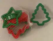 Woman Own Holiday Time Set 7 Cookie Cutters TREE STOCKING STAR SNOWMAN BALL LEAF
