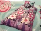 LIPSTICK Olivia DOUBLE Bed Quilt / Doona Cover Set - purple, flowers, pretty