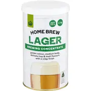 Woolworths Home Brew Lager 1.7kg