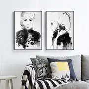Watercolor Sketch 2 sets Canvas Wall Art