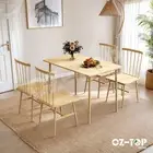Dining Table and Chairs Kitchen Bar Living Sitting Room Modern Furniture 5 Piece