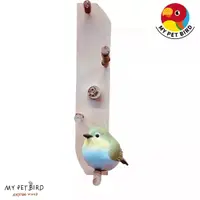 在飛比找蝦皮商城優惠-MY PET BIRD 綠繡眼原生木組合站棍(圓籠專用/方籠