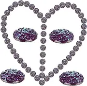 VICASKY 100pcs Flatback Rhinestones for Crafts Gems Durable and Lightweight DIY Embellishments for Clothing Bags Shoes Cards and Phone Cases