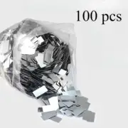 100pcs Thin Anti-rust Iron Sheet Mini Metal Plates Without Glue /Without Sticker