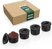 BREVOY Double Shot Ground Coffee Filter Basket Kit (4-Pack)