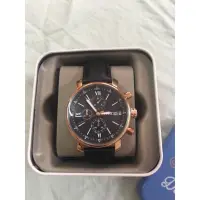 在飛比找蝦皮購物優惠-秀展名品◇ 全新真品 FOSSIL 黑色皮錶帶男性手錶