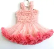 Adorable Tutu Dress with Whimsical Mushroom Trim
