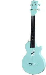 Enya Nova U Carbon Soprano Ukulele - 21" - Accessories, Gig Bag - Blue