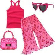 [Deerhobbes Design your own] Girls summer clothes - Sizes 2T-8T - Trendy Fashion for girls clothing sets 4 pieces