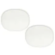 Corningware F-12-PC 1.5qt Oval French White Plastic Lid 2PK for Baking Dish