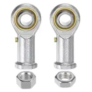 PHSB6 3/8" Female Rod End Set 2Pack of 3/8-24 Left & Right Thread with Jam Nut