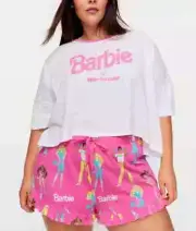 New Peter Alexander Barbie Pj Flutter Shorts Size XXS RRP $59.95