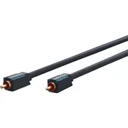 Clicktronic RCA AUX Cable - 1m - Black