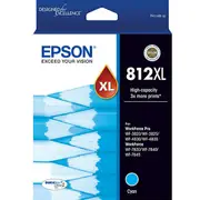 Epson 812XL Ink Cartridge High Yield Cyan C13T05E292 Genuine Original