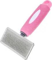 Slicker Brush for Dogs and Cats Ergonomic Grooming Tool for Shedding Reduces Tangles Comfortable Grip for Multi Pet Households