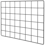 Wrought Iron Storage Rack Wire Grid Picture Holder Display for Wall