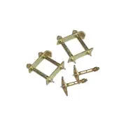 Rear EFS Greaseable Leaf Spring Shackles + Pins for Isuzu D-Max RG 08/2020-On
