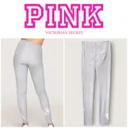 NWT Victoria's Secret Pink Active Compression V Legging High Waist Gray Large