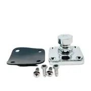 Unity Decklight 7037 Square Base Bracket Kit with Gasket and Hardware 2in Chrome