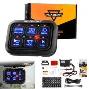AUXBEAM BC60 6 Gang LED Light Bar Touch Switch Panel System Fuse Relay For Jeep (for: Subaru)