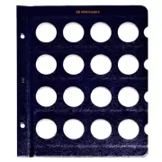 Blank Page for Whitman Classic Coin Albums - 28mm Openings