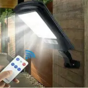2 Pack Solar Lights Outdoor Motion Sensor,1500W, with Remote Control, Waterproof