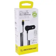 Scosche EZC12 12W Reversible Micro USB Car Charger w/StrikeDrive EZTIP Connector