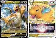 Dragonite V & Vstar 050/078 - Pokemon Go - Ultra Rare Card Lot