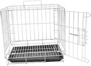 BESPORTBLE Pigeon Cage Breeding Cage Bird Perch Parrot House Tray Nest Hedgehog Aviary Ferret Pigeon Cockatiel Large Birdcage Parrots Birdcage Bird Coop Nesting Chicken Hamster Pet Plastic