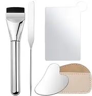 Makeup Mixing Palette with Spatula,Foundation Mixing Blending Palette with Metal Spatula | 4X Eyeshadow Nail Polish Pigment Even Application Mixer for Girlfriend, Wife