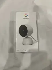 Google Nest Cam - Indoor Wired Smart Home Security Camera – Snow