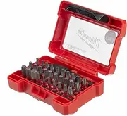 [Milwaukee] Shockwave Compact Bit 32 Piece Torx Set 4932471586, Set of 32, Red