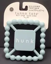 Tunno Tots Silicone Teether - hunk - BPA PVC Free - Dishwasher Safe - NEW