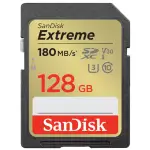 【SANDISK 晟碟】128GB SDXC EXTREME 180MB/S 4K U3 V30 C10 相機記憶卡