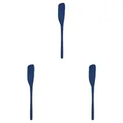 3x Tovolo Flex-Core All Silicone Jar Scraper Cooking Baking Utensil Deep Indigo