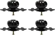 Ceramic Knob,Cabinet,Furniture Pull Handles,Door Pull,Drawer Pull Handle,4pcs Ceramic Knobs Drawer Pumpkin Shape Pull Handle Furniture Cabinet Door Cupboard Wardrobe Dresser Replacement Black
