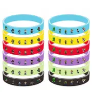 12PC Minecraft Wristbands Bracelets Birthday Party Favours Lolly Bag Filler