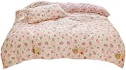 Cartoons Beds Sets - Portable Full Bedding Set | Breathable Cartoon Printed Bedding Kit | Duvet Cover Kit | Pillowcase Sheets for All Seasons with Pillowcase for Home and Children Room