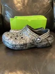 Crocs Classic Lined Clog Men’s 4 (Women’s 6) Space Rock Unisex New