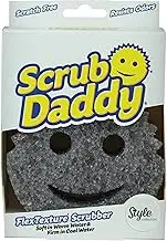 Scrub Daddy Sponge -Style Collection- Scratch-Free Scrubber for Dishes and Home, Odor Resistant, Soft in Warm Water, Firm in Cold, Deep Cleaning Kitchen and Bathroom, Dishwasher Safe, Multi-use, 1ct
