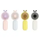 Mini Handheld Fan Pocket Fan Rechargeable USB Fan Travel Friendly Cooling Fan