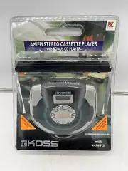 KOSS Car AM/FM Stereo Cassette Player +Integrated Portable CD Player K-05269PCD