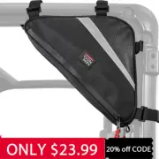 UTV Roll Bar Triangle Storage Bag Overhead Corner Bag for Most UTV & Road Bike