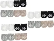 [Healvian] Sets Sweat Absorbing Socks Women Hidden Half Socks Breathable Anti-slip for High Heel Shoes Comfort Fit Pairs