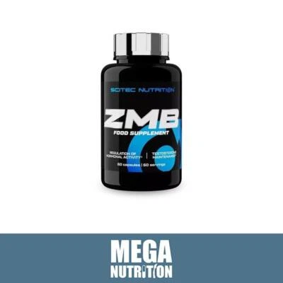 SciTec ZMB 60 Capsules Zinc, Magnesium, Vit B6 For Recovery & Good Sleep