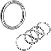 RTNPKLA BDSM cock ring metal glans ring men intimate jewelry cock ring scrotum ring testicle ring sex toys for men(30mm)