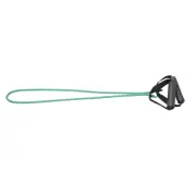 CanDo Mediumweight Exercise Tube with Handles, 48 Inches, Rubber Latex, Green