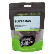 Honest to Goodness Organic Sultanas | 200g